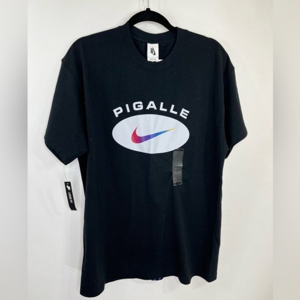 Nike NikeLab x Pigalle T-Shirt Black Platinum Men Size Small  New